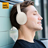 Nettech NT-BTH22 Wireless Kulak Üstü Bluetooth Kulaklık