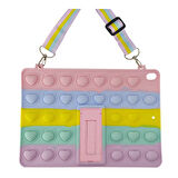 Lenovo Tab M8 TB-8505 Uyumlu Standlı Pop it Silikon Tablet Kılıfı