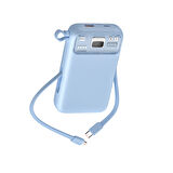 Nettech NT-PW35 PD 20W + 22.5W 15W 20000 MAh Taşınabilir Powerbank (Mavi)