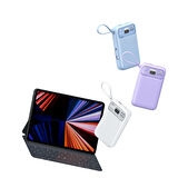 Nettech NT-PW35 PD 20W + 22.5W 15W 20000 MAh Taşınabilir Powerbank (Mavi)