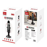 MC-PW8 RGB Masaüstü Stüdyo Kayıt USB Condenser Mikrofon