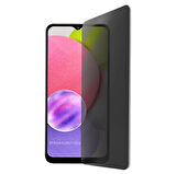 Samsung Galaxy A03 / A03s Uyumlu Privacy Ön Koruma Hayalet Seramik Nano Ekran Koruyucu (Siyah)