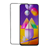 Samsung Galaxy M52 Uyumlu Ön Koruma Mat Seramik Nano Ekran Koruyucu (Siyah)