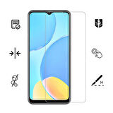 Oppo A16 Uyumlu Şeffaf Temperli Cam Ekran Koruyucu