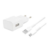 Teknonet TN-HCH01 10W 2100 mAh Micro Kablo + Şarj Aleti (Beyaz)