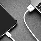 Apple Plastik 200 Cm Lightning Şarj ve Data Kablosu (Beyaz)