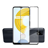 Realme C15 Uyumlu Ön Koruma Seramik Nano Ekran Koruyucu (Siyah)