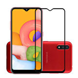 Samsung Galaxy A01 Uyumlu Ön Koruma Mat Seramik Nano Ekran Koruyucu (Siyah)