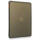 iPad Air 3 10.5 inc Uyumlu Montreal Seri Silikon Tablet Kılıfı (Siyah)