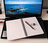 Natural Journal A5 Defter Kraft Sert Kapak ÇİZGİLİ 160 Sayfa, Spiralli Softbook 80 yp