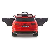 Audi Q7 Akülü Araba 12 V Kırmızı