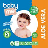 baby me Aloe Vera Junior 5 Numara Bebek Bezi 11-18 kg 50 adet