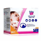 baby mom Renkli Ultra İnce Jelli Göğüs Pedi 50 Adet