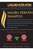 Tuzsuz Sülfatsız Malibu Keratin Şampuanı (1000ML) - Kuru Sert Kabaran Saçlar Için