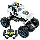 Kumandalı Polis Jeep Şarjlı Crazy Speed Truck
