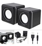 G105 Pc Usb Mini Speaker 1+1 Hoparlör Ses Sistemi Platoon PL-4086