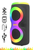 PL-4626 BT/SD/USB/AUX Işıklı Taşınabilir Led Işıklı RGB Bluetooth Speaker (MS-3637BT)