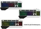 Rampage KB-R04 Siyah USB Aydınlatmalı Gaming Q Multimedia Klavye