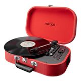 Mikado Nostalgia MN-101 Pikap Kırmızı Usb+RCA+Bluetooth Destekli Müzik Kutusu