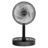 Everest EFN-605 Masaüstü Şarj Edilebilir Siyah 800mAh Usb Fan