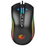 Rampage Shine SMX-R15 Usb Siyah/Gri 10 Tuş 10000dpi RGB Gaming Oyuncu Mouse