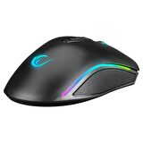 Rampage Shine SMX-R15 Usb Siyah/Gri 10 Tuş 10000dpi RGB Gaming Oyuncu Mouse