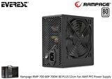 Rampage RMP-700-80P 700W 80 PLUS 12cm Fan Aktif PFC Power Supply