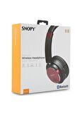 Snopy SN-BT41  Kırmızı Kablosuz Kulaküstü Bluetooth Kulaklık Gürültü