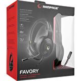  Rampage FAVORY Siyah 7.1 Usb Surround Oyuncu Kulaklık+Mic