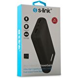 S-link IP-G23 20000mAh Powerbank 2 Usb Port Siyah Taşınabilir Pil Şarj Cihazı