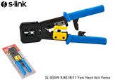 S-LINK SL-830W  YENİ NESİL RJ45/RJ11 İKİLİ PENSE