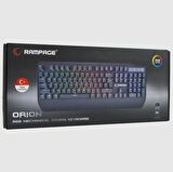Rampage KB-R90 ORION RGB Versiyon USB Blue Switch Gaming Mekanik Klavye