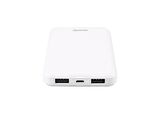 Asonic AS-P10 10000mAh 2*USB Output Powerbank Beyaz Taşınabilir Pil Şarj Cihazı