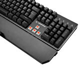Rampage KB-R81 ROCKET Red Switch Gökkuşağı Ledli RGB Şeritli Metal Yüzey Mekanik Gaming Oyuncu Klavye
