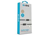 S-Link SL-SP70 1m Siyah 3.5mm Stereo Aux Ses Kablosu