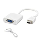 HDMI TO VGA + AUDİO ÇEVİRİCİ HYTECH HY-HV35