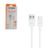 Hytech HY-X211 1M 2,1A Micro Usb Beyaz Şarj Kablosu - ELK-03698