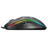 Rampage Smx-r85 Gentle 12800 dpi Siyah Rgb Ledli Süper Hafif Makrolu Gaming Oyuncu Mouse