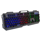 Everest KB-197 Titanio Usb Aydınlatmalı Q Metal Yüzey Gaming Oyuncu Klavyesi