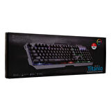 Everest KB-197 Titanio Usb Aydınlatmalı Q Metal Yüzey Gaming Oyuncu Klavyesi