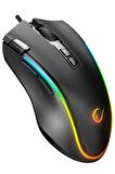 Rampage SMX-G72 GREEDY 8 Tuşlu Double Click Real RGB Ledli Makrolu 4800dpi Gaming Oyuncu Mouse