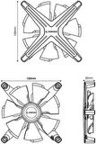 Rampage X12 Kıt Rgb 1200Rpm Beyaz Gaming Oyuncu Kasa Fan Kiti
