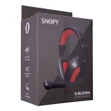 Snopy SN-633 X-BLOOM Siyah/kırmızı Kulak Üstü Gaming Oyuncu Mikrofonlu Kulaklık