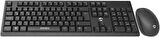 Everest KM-2510 Kablosuz Q Multimedia Klavye + Mouse Set Siyah