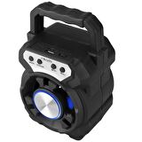 Mikado MD-BT65S 5W 800mAh 3.7V Siyah USB-TF Cart - Bluetooth Taşınabilir Speaker