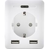 S-Link Swapp SL-04 10A Akım Korumalı Akıllı Priz 2 USB 2.4 Ghz Wifi TUYA Destekli