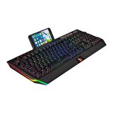 Rampage KB-R105 EXHERO Full RGB Ledli Outemu Blue Switch 5 Makro Tuşlu Gaming Klavye