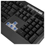 Rampage KB-R105 EXHERO Full RGB Ledli Outemu Blue Switch 5 Makro Tuşlu Gaming Klavye