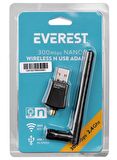Everest EWN-330 300Mbps Usb Kablosuz Adaptör
