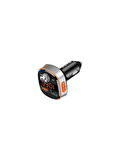 S-link SL-BT235 Bluetooth V5.0 Led Ekran USB+TF Desteği Çift Usb QC3 H